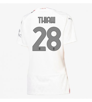 AC Milan Malick Thiaw #28 Replika Udebanetrøje Dame 2023-24 Kortærmet